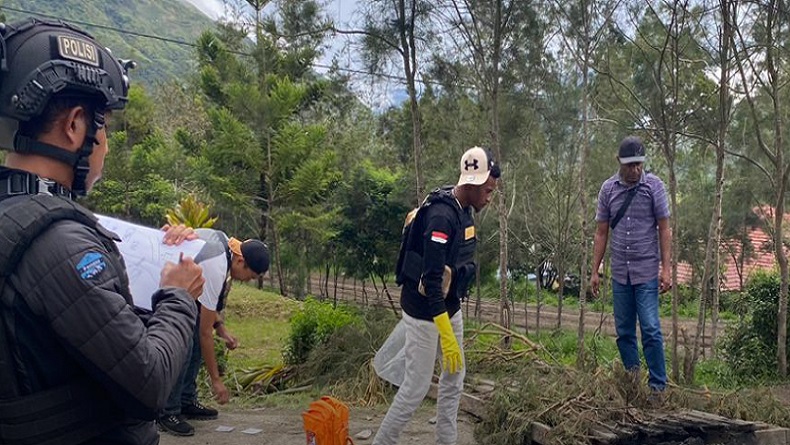 Anggota Polres Tolikara Diserang OTK di Distrik Karubaga, Dipanah hingga Dilempari Batu