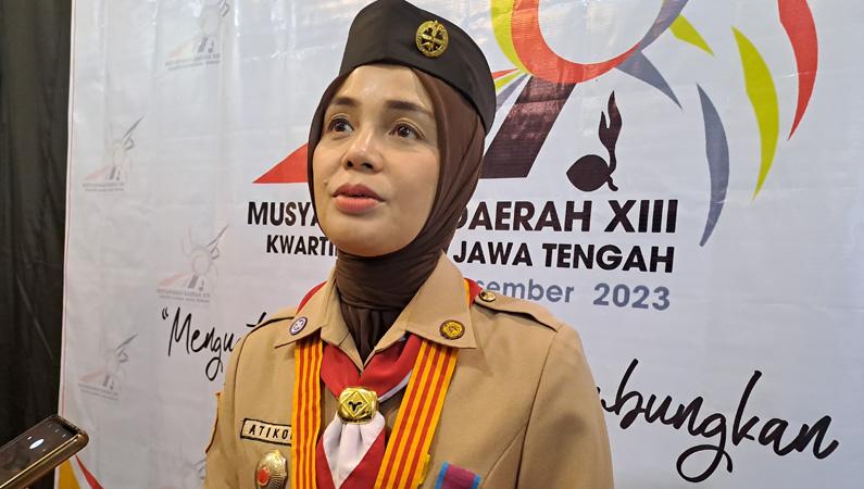 5 Tahun Pimpin Pramuka Jateng, Atikoh Ganjar: Banyak Sekali Nilai Kebaikan di Kepramukaan