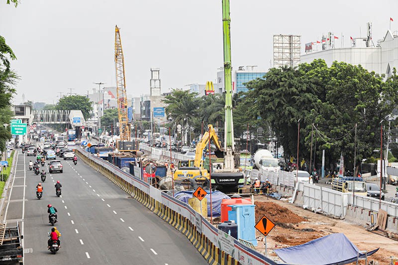 Proyek Jalur LRT Jakarta Velodrome-Manggarai Selesai Tahun 2026