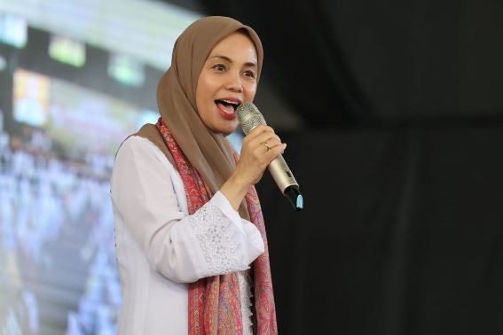Hadiri Istighosah di Pasuruan, Siti Atikoh: Maturnuwun Ganjar-Mahfud Sudah Didoakan