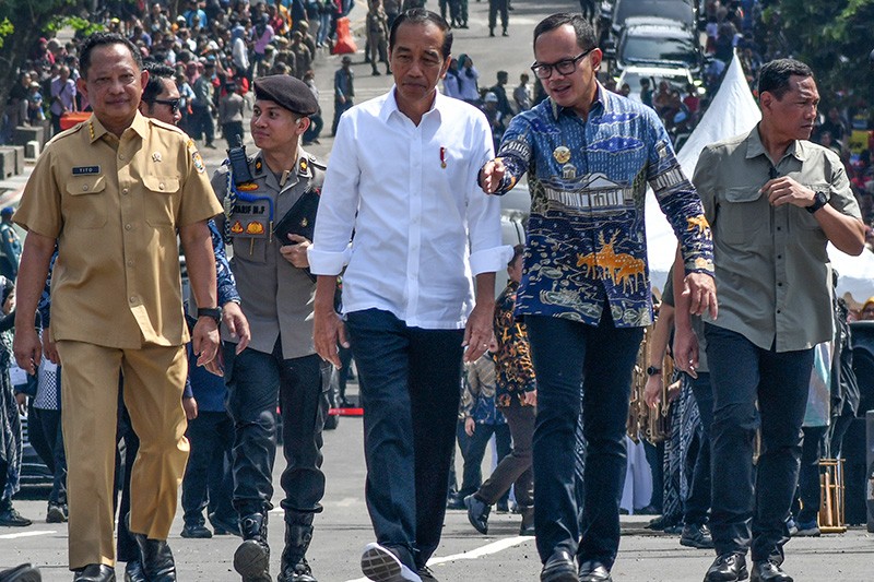 Presiden Jokowi Resmikan Jembatan Otista untuk Atasi Kemacetan Kota Bogor - Bagian 2