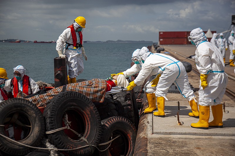 Simulasi Penanganan Bencana Radiasi Nuklir di Perbatasan Negara - Bagian 1