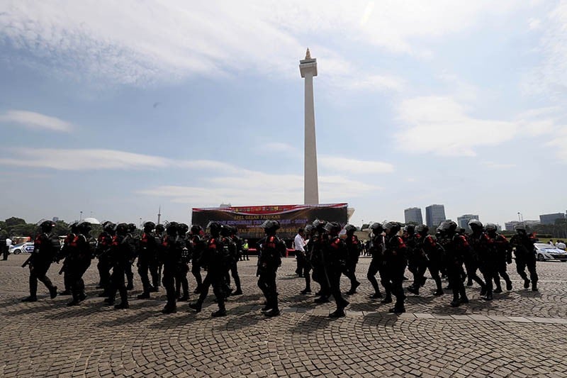 Apel Gelar Pasukan Operasi Lilin 2023, Ratusan Ribu Personel TNI-Polri Siaga - Bagian 3
