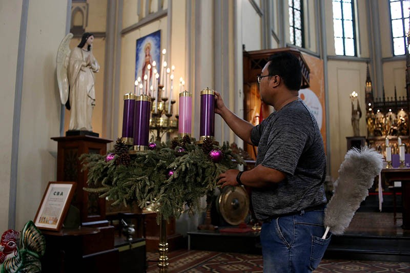 Persiapan Gereja Katedral Jakarta Sambut Natal 2023 - Bagian 3