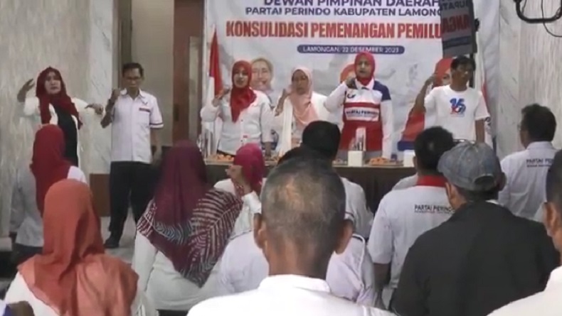 DPW Partai Perindo Jatim Gelar Konsolidasi Pemenangan Pemilu 2024 di Lamongan
