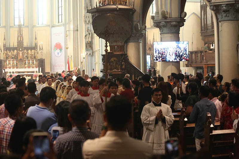 Misa Natal 2023 di Gereja Katedral Jakarta - Bagian 2