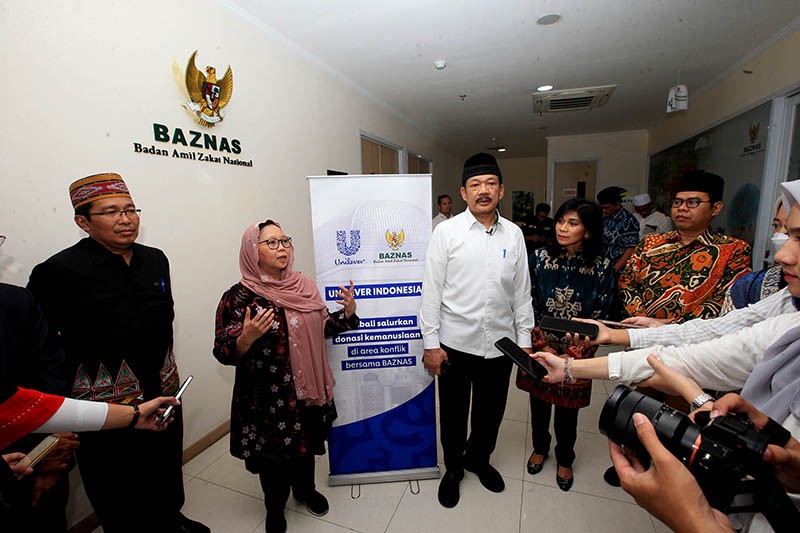 BAZNAS Terima Bantuan Kemanusiaan Rp3 M dari Unilever Indonesia untuk Korban Konflik - Bagian 4