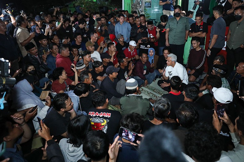 Riuh Masyarakat Klaten Sambut Kedatangan Ganjar untuk Menginap di Rumah Warga - Bagian 3