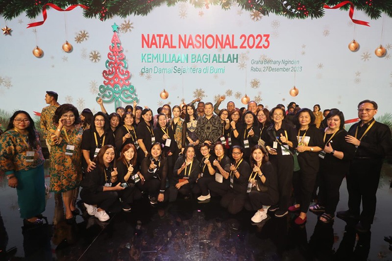 HT Hadiri Perayaan Natal Nasional 2023 - Bagian 5
