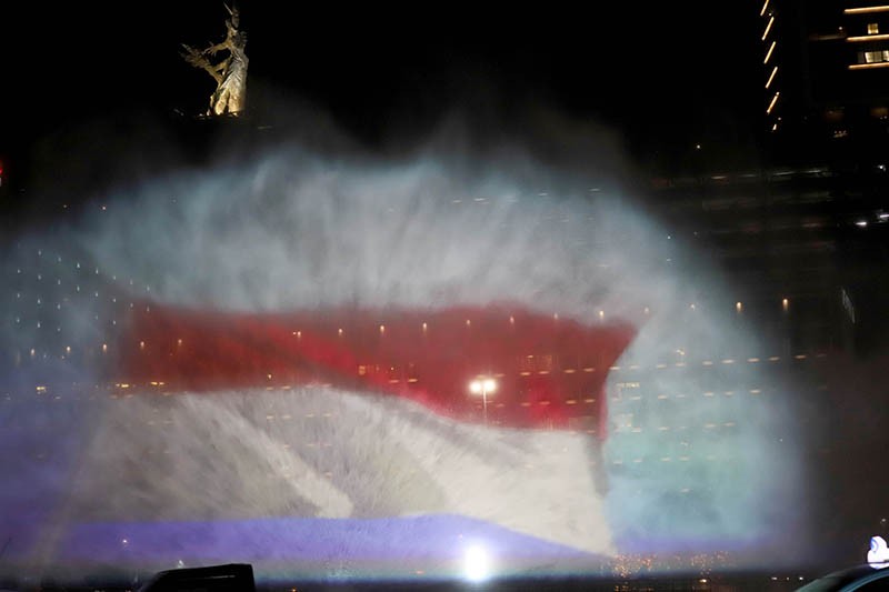 Persiapan Malam Tahun Baru 2024 di Bundaran HI, Ada Light Show Drone - Bagian 1