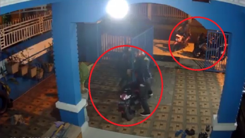 Sangar, Gerombolan Pemuda Curi 3 Motor Sekaligus di Medan
