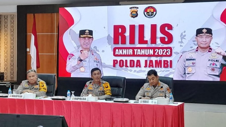 Kapolda Jambi Bersyukur, Angka Kriminalitas Turun 2,09 Persen