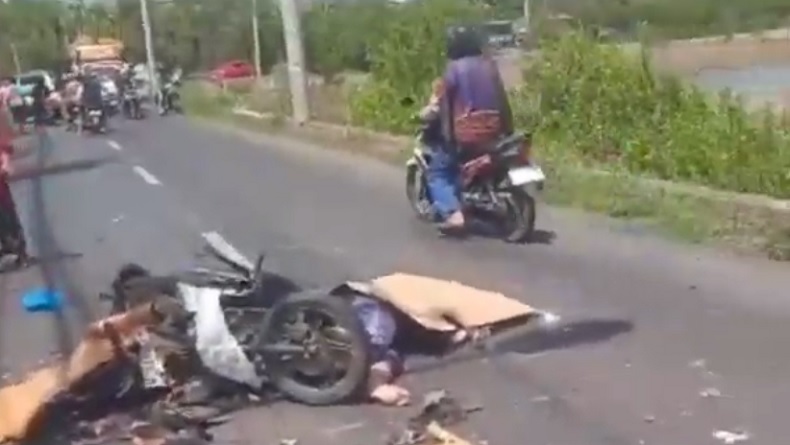 Kecelakaan Truk LPG dengan Motor di Surabaya, 3 Orang Tewas