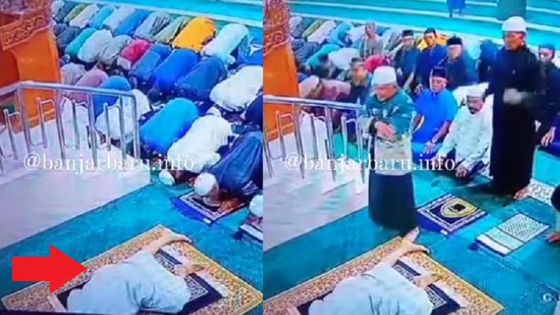 Viral Imam Masjid di Balikpapan Meninggal saat Sujud, Jemaah Tetap Tenang Lanjutkan Salat