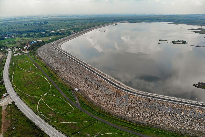 Penampakan Bendungan Terpanjang se-Asia Tenggara di Nganjuk - Bagian 2