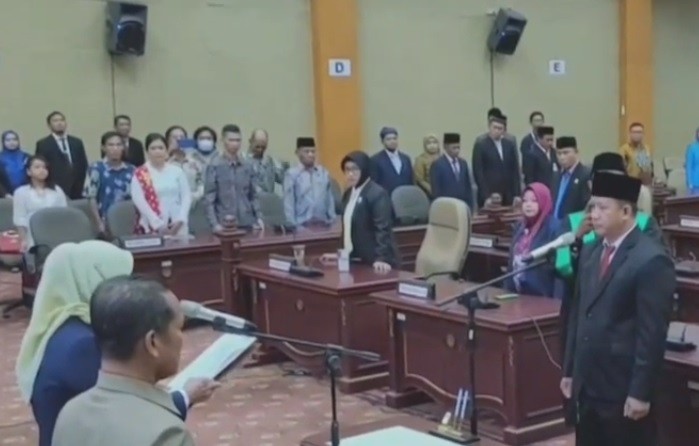 DPRD Nunukan Lantik Anggota PAW Partai Perindo Pengganti Amrin Sitanggang