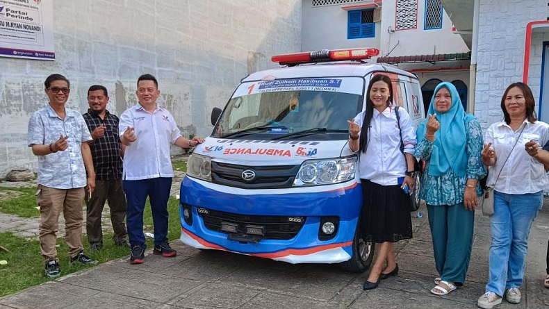 Perindo Tambah Layanan Ambulans untuk Masyarakat Kota Medan