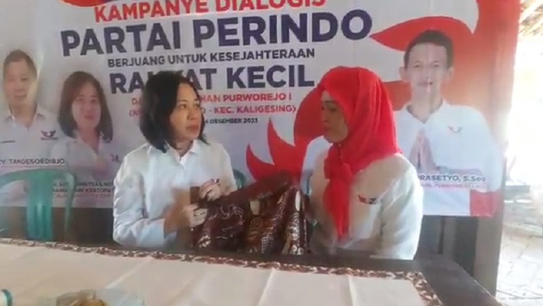 Caleg Partai Perindo Nuning Kampanye Dialogis, Fokus Peningkatan UMKM di Purworejo
