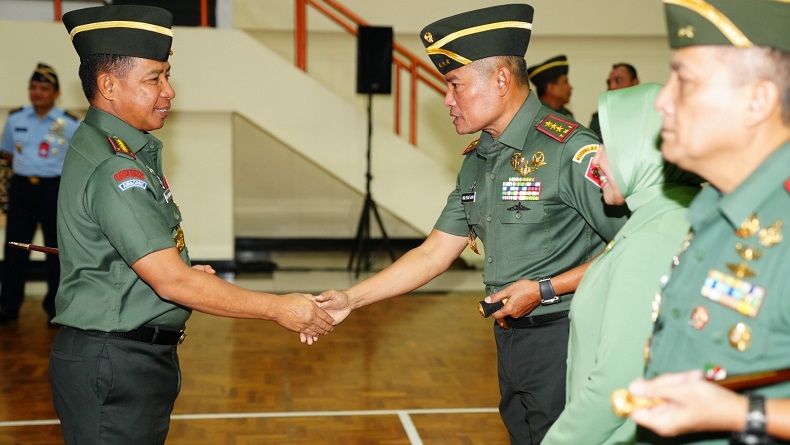 Daftar Lengkap Mutasi 42 Pati TNI, Pangkogabwilhan II Hingga Danrem Merauke