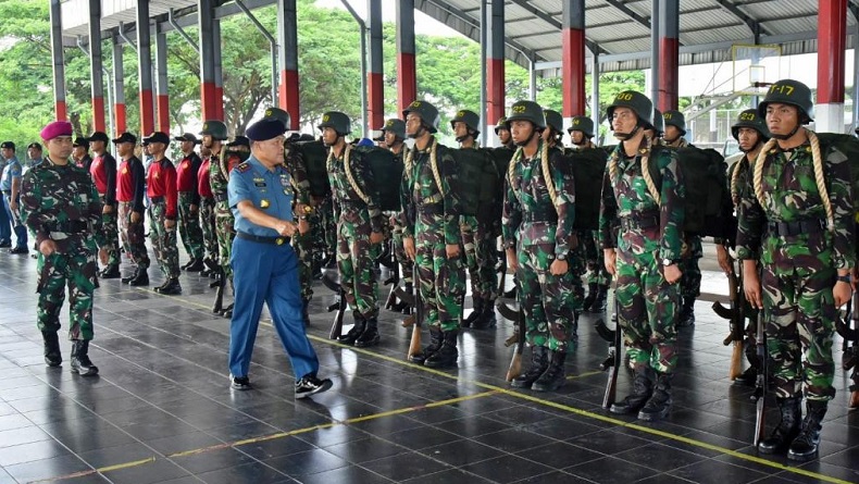 58 Taruna AAL Korps Marinir Ikuti Pendidikan Komando, Digembleng Kuasai Medan Pertempuran