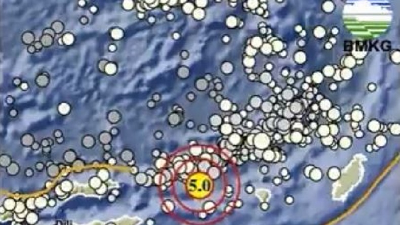 Gempa Terkini Magnitudo 5,0 Guncang Maluku Barat Daya, Tidak Berpotensi ...