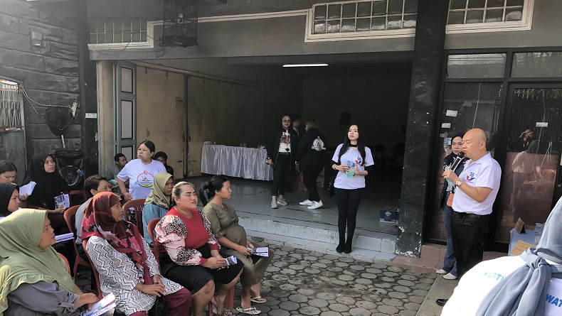 Caleg Partai Perindo Djoni Toat Muljadi Gelar Sosialisasi hingga Bagikan 500 Sembako