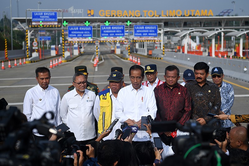 Presiden Jokowi Resmikan Jalan Tol Pamulang-Cinere-Bogor  - Bagian 2