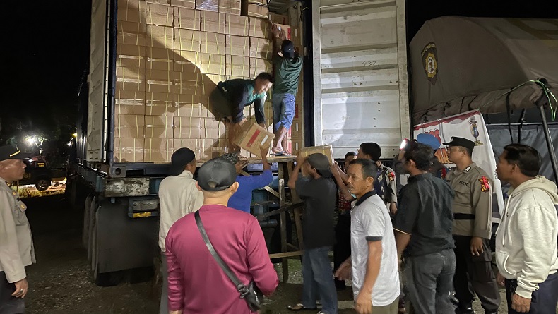 Polres Rokan Hulu Gunakan Standar Pengawalan VVIP dalam Distribusi Surat Suara Pemilu 2024