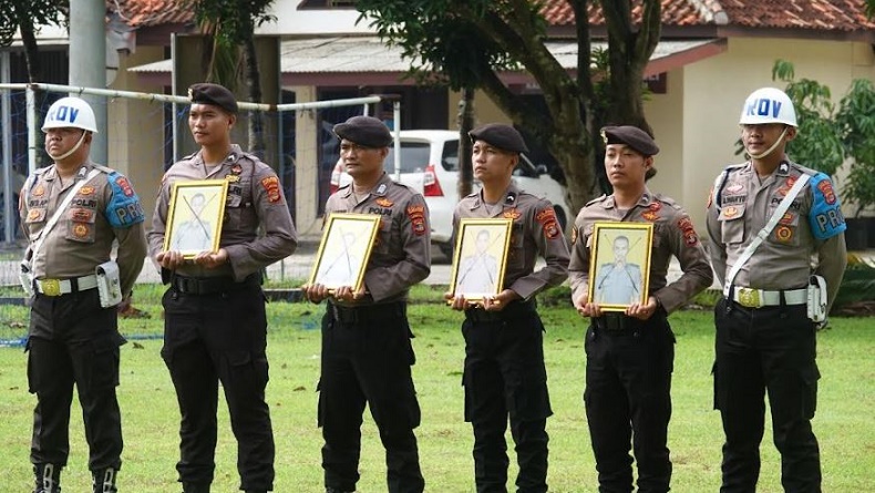 4 Personel Polres Lampung Tengah Dipecat, Langgar Kode Etik Berat