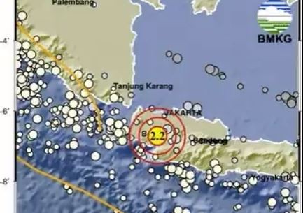 Gempa Terkini M 2,2 Guncang Kota Bogor Pusat di Darat, Kedalaman 19 Km