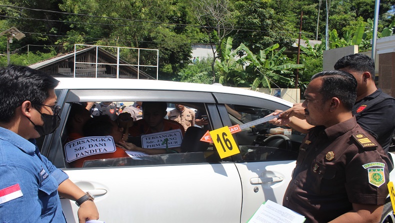 Rekonstruksi Pembunuhan Sopir Taksi Online di Sukabumi, Mulut dan Hidung Korban Dibekap Lakban