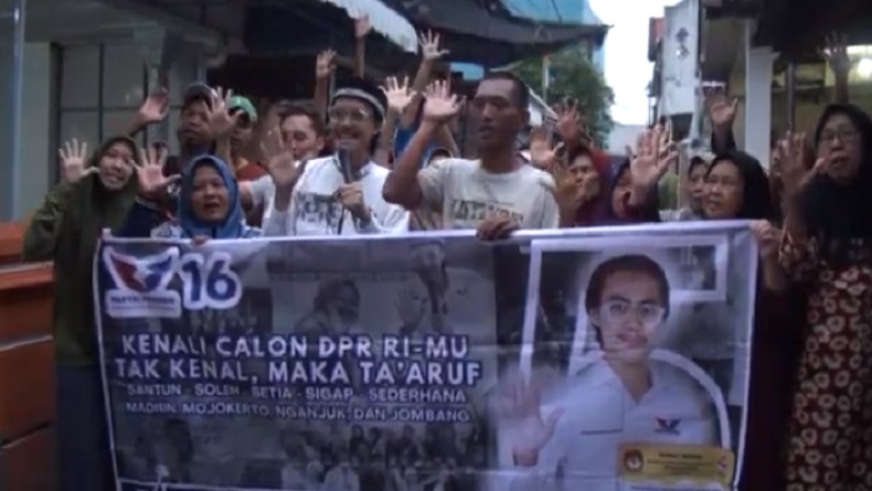 Caleg Perindo Muhammad Irfan Syauqi Berikan Edukasi Politik ke Warga Mojokerto lewat Silaturahmi