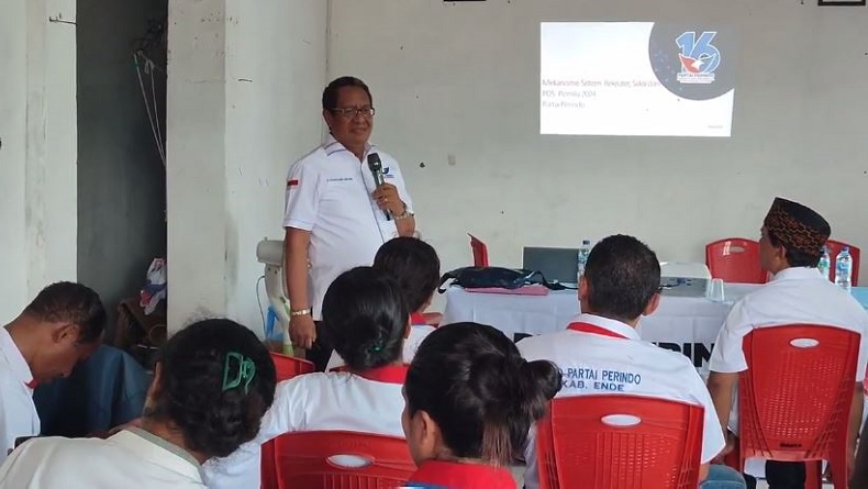 title Caleg Partai Perindo Karolus Karni Lando Bekali Saksi TPS untuk Pemilu 2024 Caleg Partai Perindo Karolus Karni Lando Bekali Saksi TPS untuk Pemilu 2024