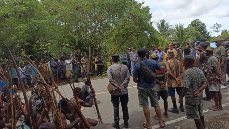 2 Keluarga Saling Serang di Nabire Papua Tengah, Polisi Turun Tangan