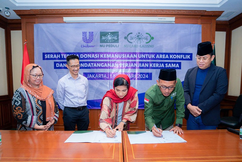 LAZISNU PBNU Terima Rp1,5 Miliar Dana Kemanusiaan dari Unilever Indonesia - Bagian 1