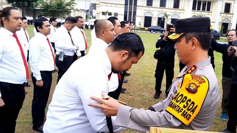 19 Anggota Polresta Jambi Dapat Penghargaan, Bongkar Kasus Sabu Senilai Rp50 Miliar