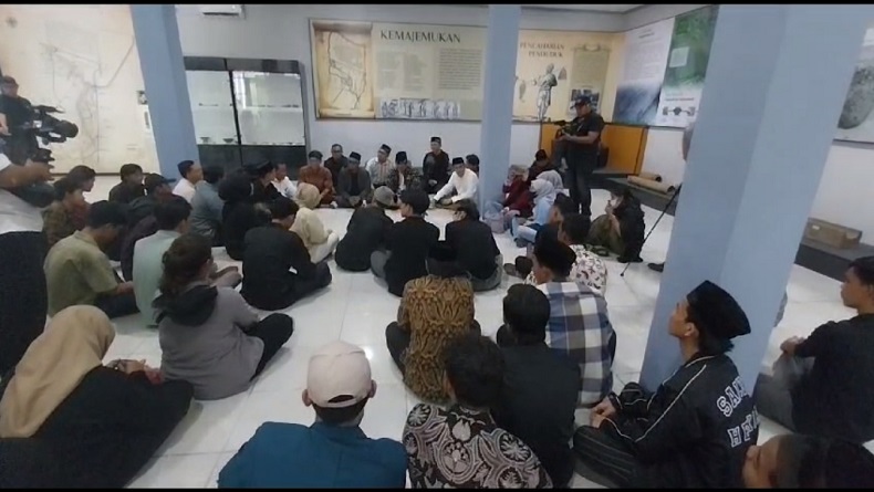 Diskusi Bareng Milenial di Museum Banten Lama,  Alam Ganjar Terima Banyak Aspirasi