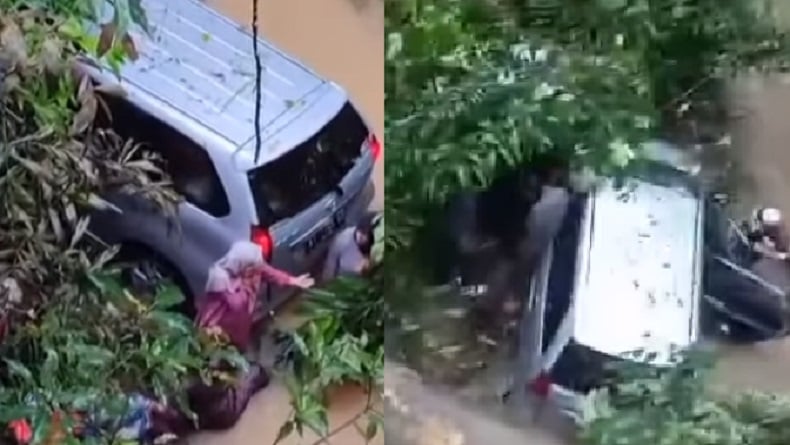 Kecelakaan Mobil Jemaah Guru Sekumpul Terjun ke Sungai di Tabalong, 2 Orang Patah Tulang