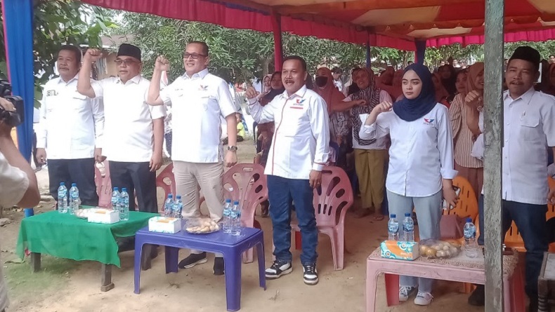DPW Partai Perindo Riau Gelar Kampanye Terbuka di Rohil