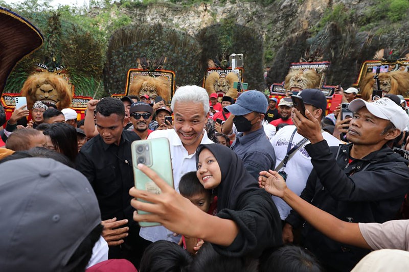 Datang ke Ponorogo, Ganjar Disambut Ratusan Reog dan Penari Kuda Lumping - Bagian 2