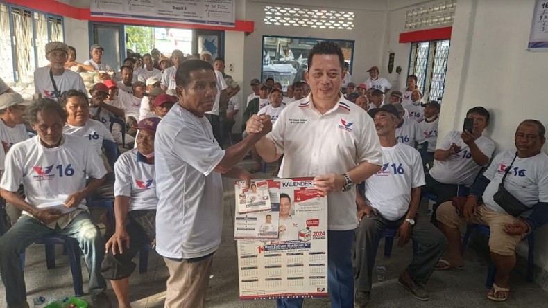 Gelar Dialog, Caleg Perindo Rudi Zulham Hasibuan Serap Aspirasi Penarik Betor di Medan