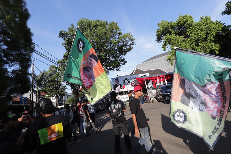 1.000 Driver Ojek Online Dukung Ganjar-Mahfud - Bagian 3