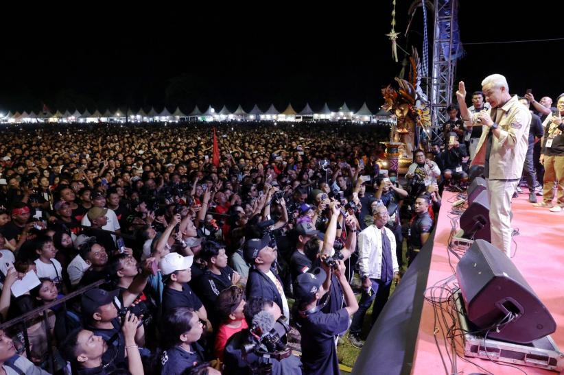 Puluhan Ribu Warga Sambut Ganjar, Optimistis Menang Total di Bali  - Bagian 4