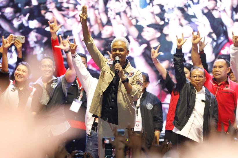Puluhan Ribu Warga Sambut Ganjar, Optimistis Menang Total di Bali  - Bagian 7