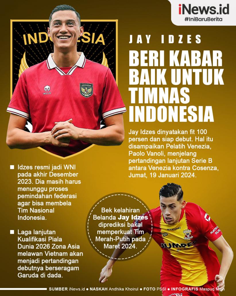 Infografis Jay Idzes Beri Kabar Baik Buat Timnas Indonesia