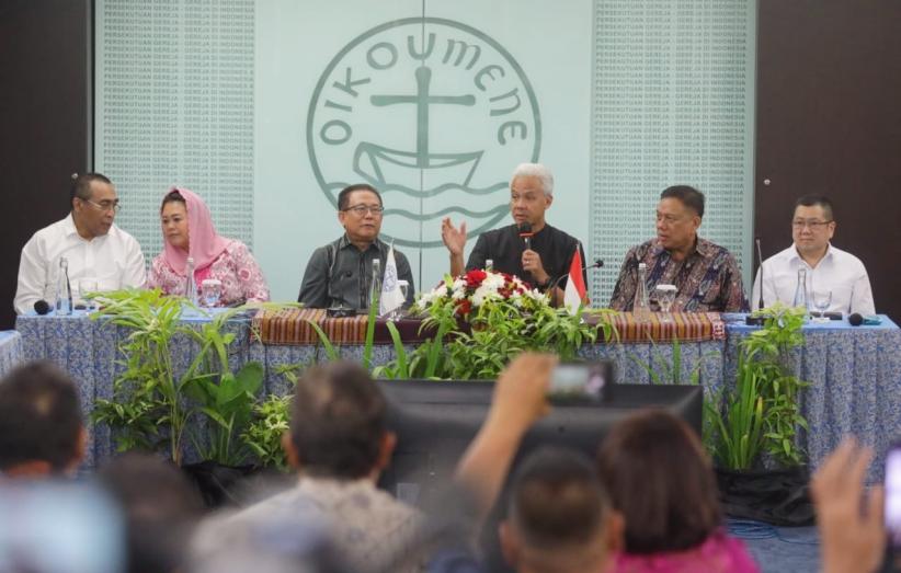 Ganjar Pranowo Ditemani HT Dialog dengan Pengurus PGI - Bagian 1