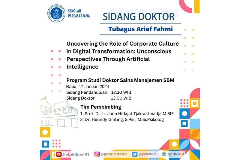 Promosi Doktoral: Pengembangan Budaya Digital dan Pengukuran Perilaku Karyawan Menggunakan AI - Bagian 4