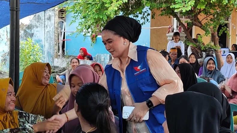 Serap Aspirasi Rakyat, Caleg DPR RI Perindo Sinta Aprida Silahturahmi ke Warga Pesisir Bangka Selatan