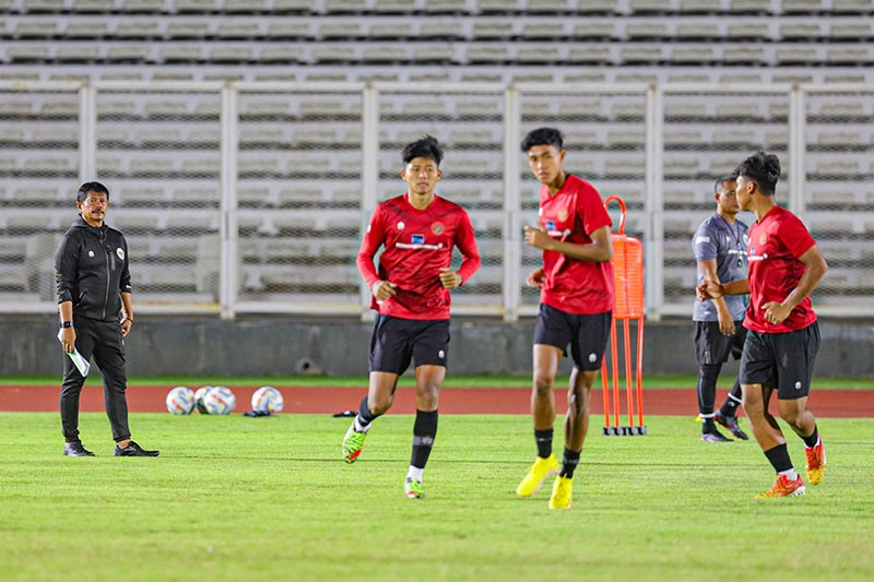 Melihat Latihan Timnas Indonesia U-20 Jelang Lawan Thailand dan Uzbekistan - Bagian 4