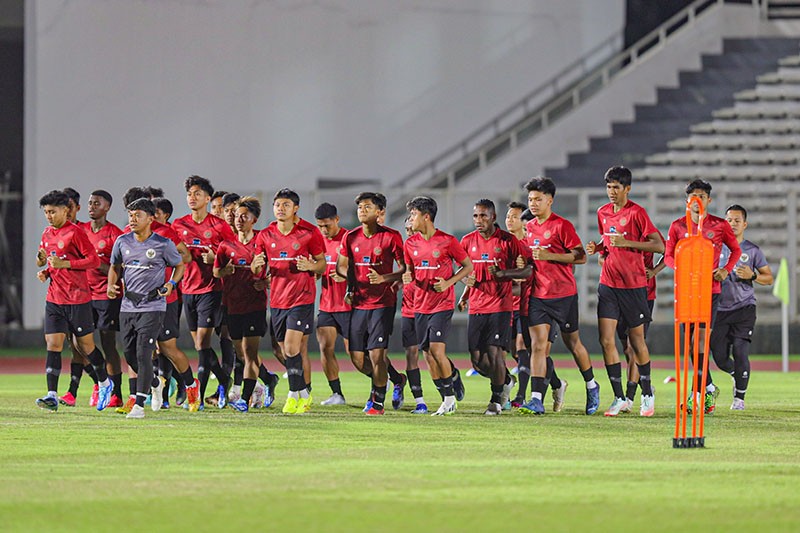Melihat Latihan Timnas Indonesia U-20 Jelang Lawan Thailand dan Uzbekistan - Bagian 1